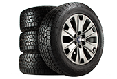 Buy four select tires, get a $70 rebate by mail or earn